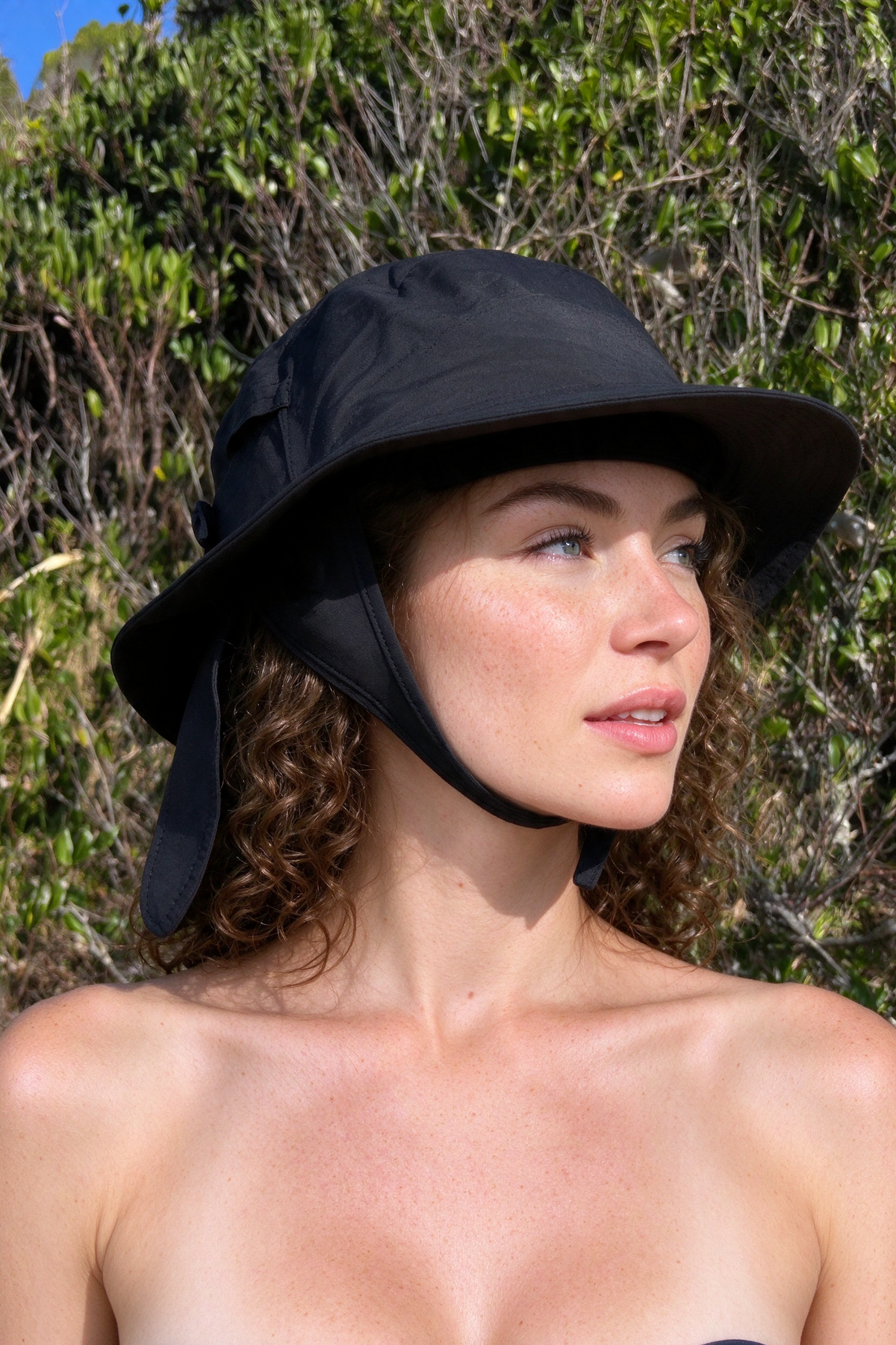 Black surf hat, image 4 of 4